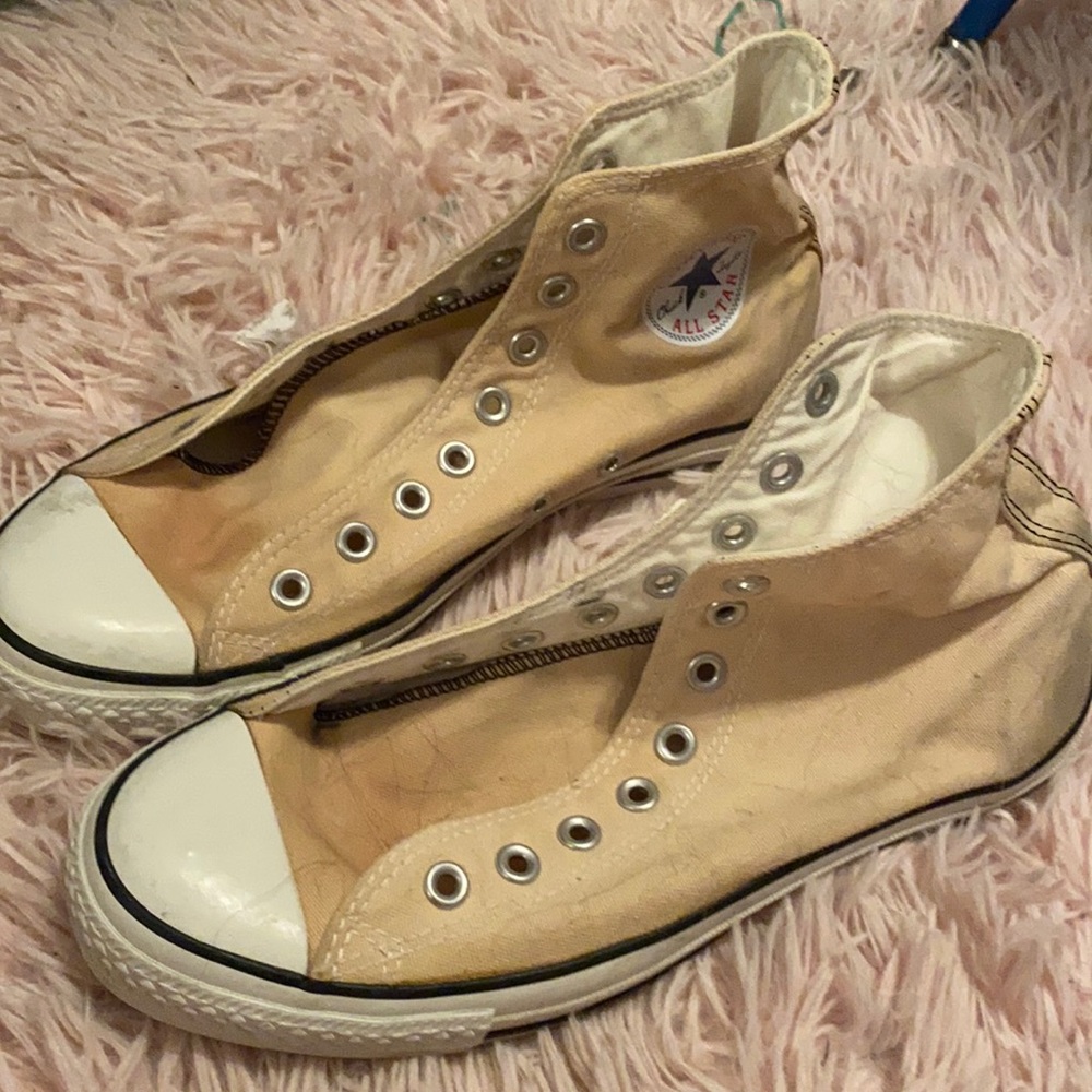 Converse bleached Size 11 high tops